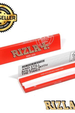 Rizla King Size Red Rolling Papers | Bundle of 2