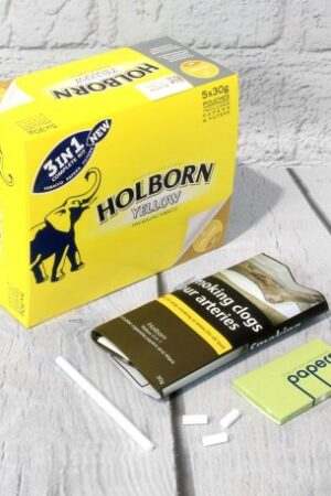 Holborn Yellow Hand Rolling Tobacco – 3 in 1 30g Pouch