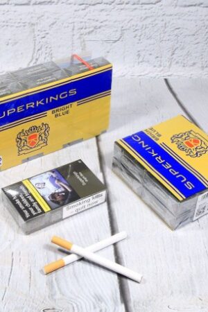 Buy Superkings | 200 Bright Blue Cigarettes |10 Pack’s | (1 Sleeve)