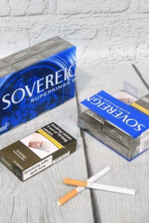 Sovereign | Superkings Blue |10 packs – One Sleeve| 200 Cigarettes