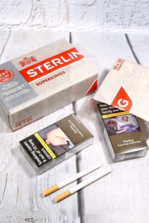 Sterling | Superkings Original Red Cigarettes 10 packs – One Sleeve| 200 Cigarettes