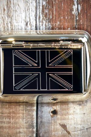 Tobacco Tin with Paper Holder – Union Jack Design
